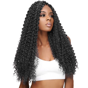 Authentic Synthetic Hair Crochet Braids Water Wave 22"