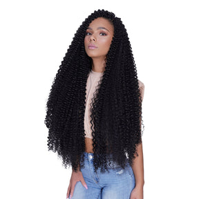 Authentic Synthetic Hair Crochet Braids 6X Value Pack Water Wave 32"