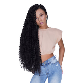 Authentic Synthetic Hair Crochet Braids 6X Value Pack Water Wave 32"