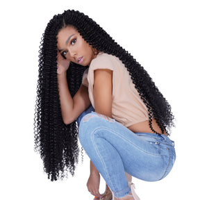 Authentic Synthetic Hair Crochet Braids 6X Value Pack Water Wave 32"