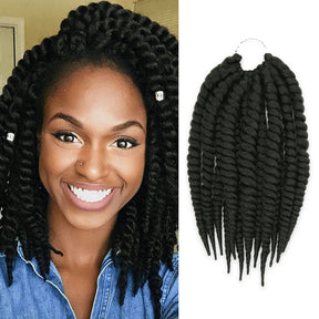 Authentic Crochet Braids Pre-Looped 6X Value Pack Double Jumbo Senegalese Twist 12"