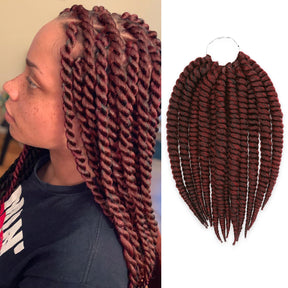 Authentic Crochet Braids Pre-Looped 6X Value Pack Double Jumbo Senegalese Twist 12"