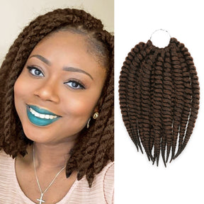 Authentic Crochet Braids Pre-Looped 6X Value Pack Double Jumbo Senegalese Twist 12"