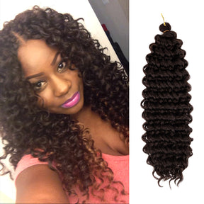 Authentic Synthetic Hair Crochet Braids Deep Twist 20"
