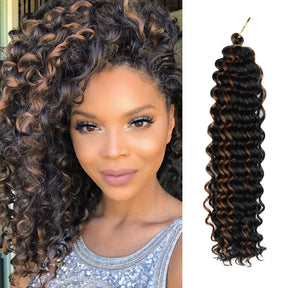 Authentic Synthetic Hair Crochet Braids Deep Twist 20"