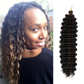 Authentic Synthetic Hair Crochet Braids Deep Twist 20"
