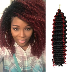 Authentic Synthetic Hair Crochet Braids Deep Twist 20"