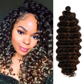 Authentic Synthetic Hair Crochet Braids Ripple Deep 20"