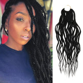 Authentic Crochet Braid Pre-Looped Wavy Box Braid 20"