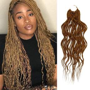 Authentic Crochet Braid Pre-Looped Wavy Box Braid 20"