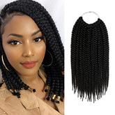 Authentic Synthetic Hair Crochet Braid Pre-Looped Box Braid 12"
