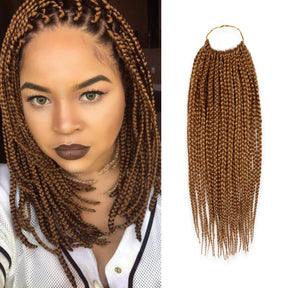 Authentic Synthetic Hair Crochet Braid Pre-Looped Box Braid 12"