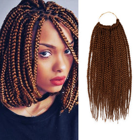 Authentic Synthetic Hair Crochet Braid Pre-Looped Box Braid 12"