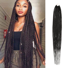 Authentic Crochet Braid Pre-Looped Box Braid 32"