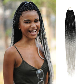 Authentic Crochet Braid Pre-Looped Box Braid 32"