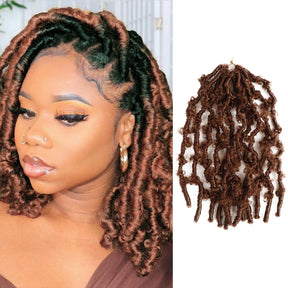 Authentic Synthetic Hair Pre-Looped Butterfly Locs 12"
