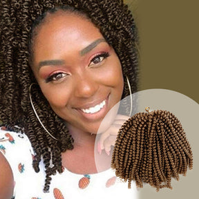 Authentic Synthetic Hair Crochet Braids Passion Spring Twist 8"