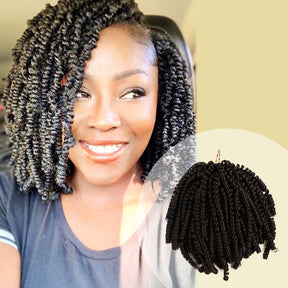 Authentic Synthetic Hair Crochet Braids Passion Spring Twist 8"