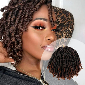 Authentic Synthetic Hair Crochet Braids Passion Spring Twist 8"