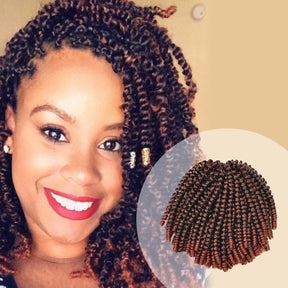 Authentic Synthetic Hair Crochet Braids Passion Spring Twist 8"