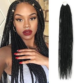Authentic Synthetic Hair Crochet Braid Pre-Looped Senegalese Twist Braid 32"