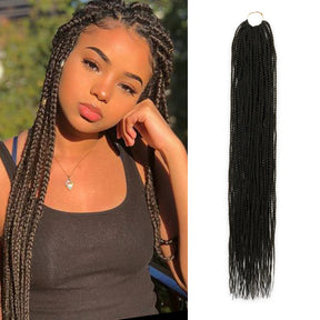 Authentic Synthetic Hair Crochet Braid Pre-Looped Senegalese Twist Braid 32"