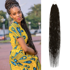 Authentic Synthetic Hair Crochet Braid Pre-Looped Senegalese Twist Braid 38"