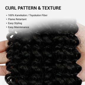 Authentic Synthetic Hair Crochet Braids Brazilian Twist 20"