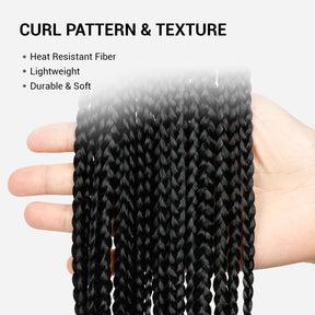 Authentic Crochet Braid Pre-Looped Box Braid 32"