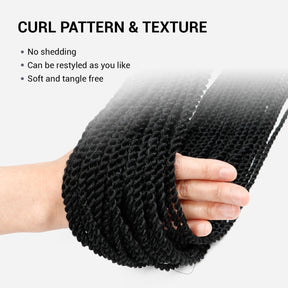 Authentic Synthetic Hair Crochet Braid Pre-Looped Senegalese Twist Braid 32"