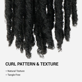 Authentic Synthetic Hair Pre-Looped U Loc Dreadloc Straight 18"