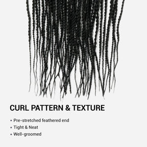 Authentic Synthetic Hair Crochet Braid Pre-Looped Senegalese Twist Braid 32"
