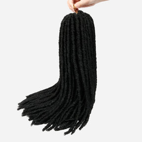 Authentic Synthetic Hair Pre-Looped U Loc Dreadloc Straight 18"