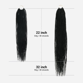 Authentic Synthetic Hair Crochet Braid Pre-Looped Senegalese Twist Braid 32"