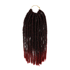 Authentic Synthetic Hair Pre-Looped U Loc Dreadloc Straight 12"