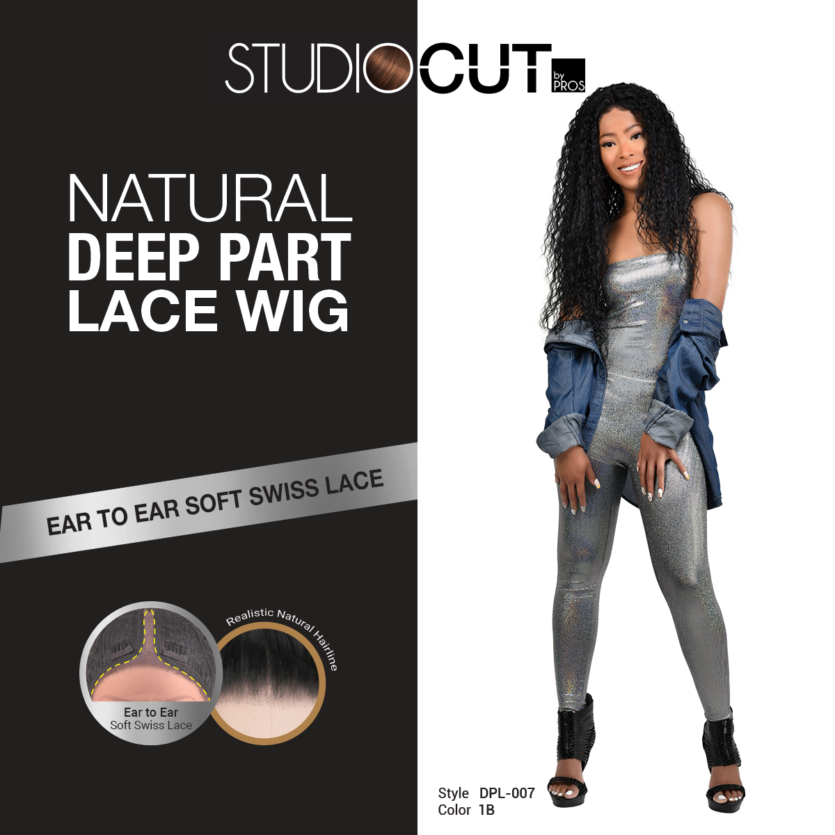 Studio Cut By Pros Deep Part Lace Wig DPL007