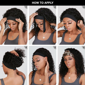 Studio Cut by Pros Glueless None Lace Headband Wig HBW002