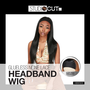 Studio Cut by Pros Glueless None Lace Headband Wig HBW003